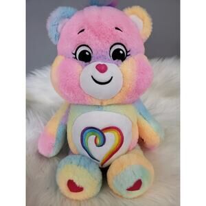 Large Jumbo Care Bear 14" Togetherness Bear 2021 Plush- Basic Fun!